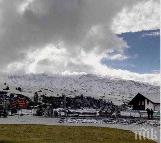 Идва ли зимата! Снегът тръгна от Италия