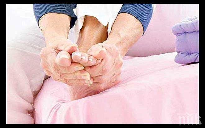 Боси по открита терапевтична алея в Румъния