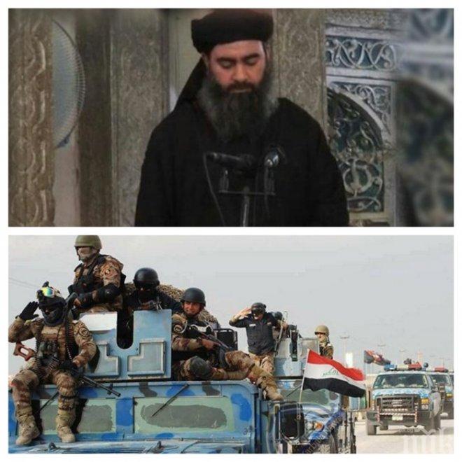 Извънредно за войната: Лидерът на „Ислямска държава” избегна на косъм смъртта край Мосул