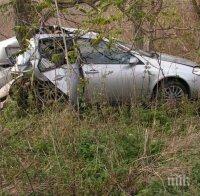 ЖЕСТОК УДАР! 18-годишна заби колата си в дърво, оцеля по чудо