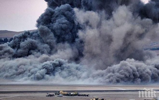 Битката за Мосул е забавена от самоубийствени експлозии, бомби и петролни пожари

