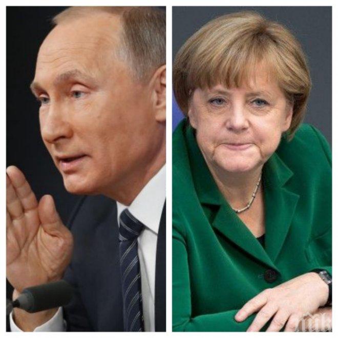 Путин лети спешно до Берлин, ще спасява „Северен поток-2”