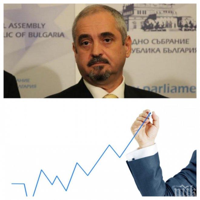 БАН увеличи прогнозата си за растежа за 2016-а година до 2,9%