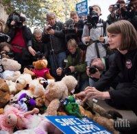 Протест в Лондон срещу ударите по цивилни в Алепо