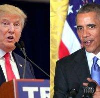 Сензация! Обама написа приветствено писмо на Тръмп! 