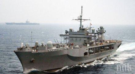 става страшно флагманът флот сащ тръгна средиземно море където очакват руска ескадра дни