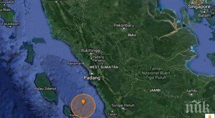 земетресение магнитуд рихтер разтресе индонезия