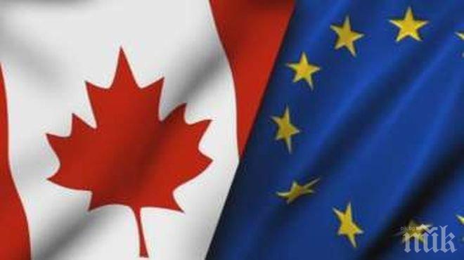 Канада се надява споразумението за свободна търговия с ЕС да бъде спасено