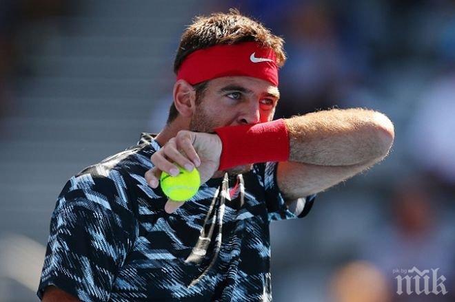 Бърза победа за Дел Потро в Стокхолм