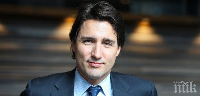 Министър-председателят на Канада е бил замерян с тиквени семки