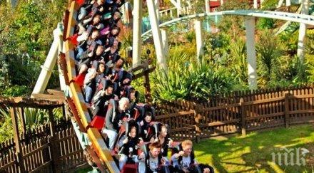 свалиха лондончанка увеселително влакче имала твърде големи гърди снимка