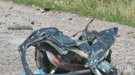 инцидент пътя ровър помля мантинела враца