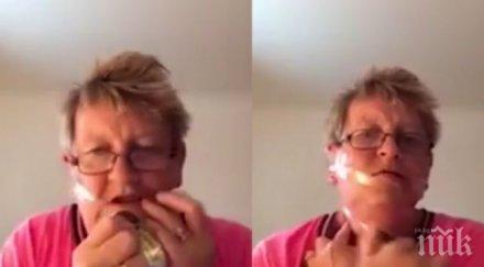 дами годишна шотландка измисли лифтинг тиксо видео