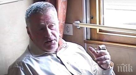 ексклузивно пик руският националист жириновски изригна импотентните политици малки членове добри управници видео