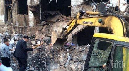 силна експлозия незаконен склад китай загинали
