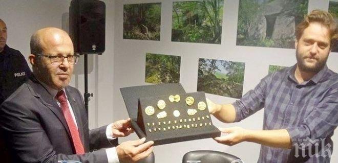 НОВА НАХОДКА: Ето го златото от Приморско от времето на Александър Велики! Докараха го в музея с полицейски конвой  (СНИМКИ)