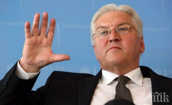 РАЗКРИТИЕ! Германският външен министър: ЕС  е в турбулентност, заплашен е от разпад