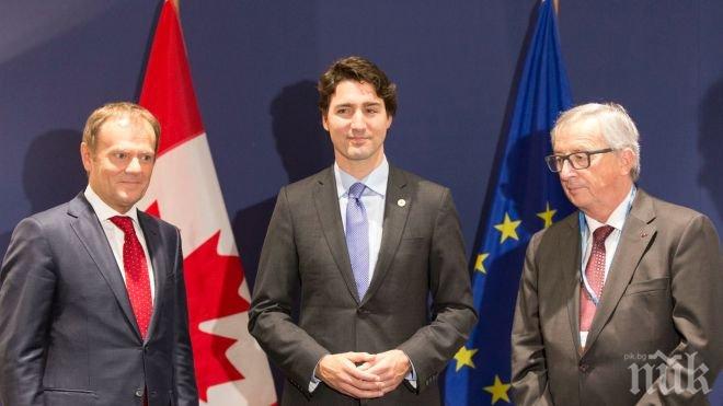 Канада още стиска палци да подпише споразумението СЕТА с Брюксел