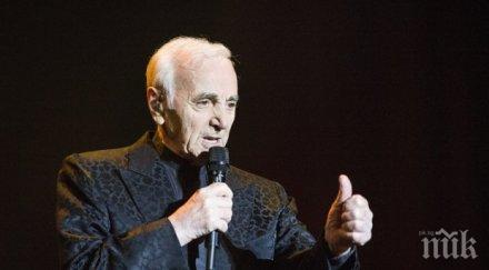 холивуд почете шарл азнавур