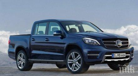 мерцедес пуска пръв път луксозен пикап