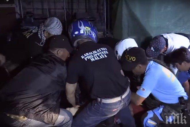 Кмет наркотрафикант и 9 души охрана застреляни във Филипините