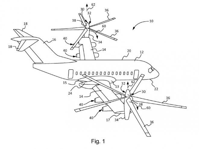 „Боинг” патентова вертикално излитащ пътнически самолет