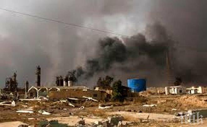 Ислямска държава подпали нефтените кладенци край Мосул