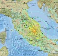 Италия не спира да се тресе! 1400 труса на Ботуша за последните 4 дни
