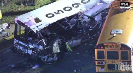 касапница пътя училищен рейс катастрофира сащ шестима загинаха снимки