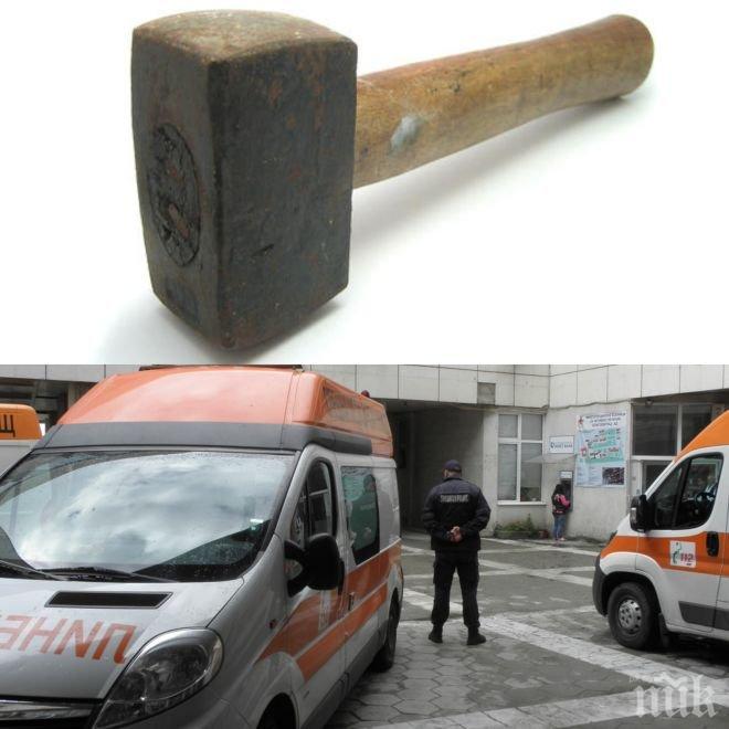 Дядо халоса съсед с чук по главата след скандал