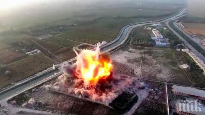 Талибани заснеха с дрон смъртник, който взривява участък (ВИДЕО)