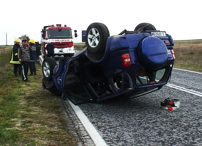 Петима ранени в катастрофа