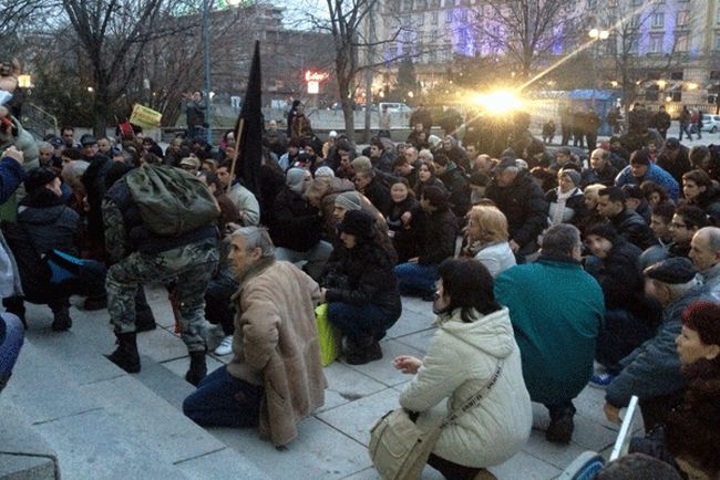 Протестът в Пловдив беше мълчалив