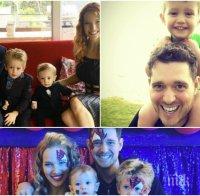 СТРАШНА ТРАГЕДИЯ! 3-годишният син на Майкъл Бубле е диагностициран с рак (СНИМКИ)