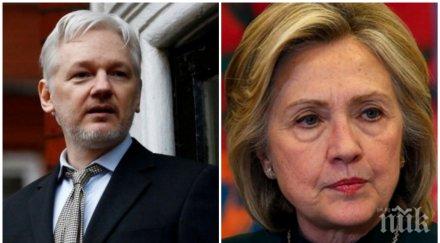 джулиан асанж гневен хилари клинтън отдавна знае катар саудитска арабия финансират ислямска държава