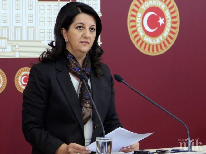 Арестуваха и заместник-председателя на турския парламент Первин Булдан