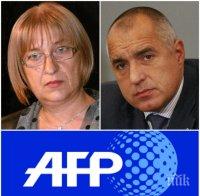 Франс прес за изборите: Удар за Борисов, който сгреши с Цачева