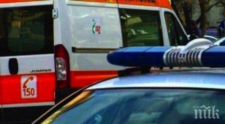 джип размаза мантинела ранена жена шофьорът оглуша еърбека