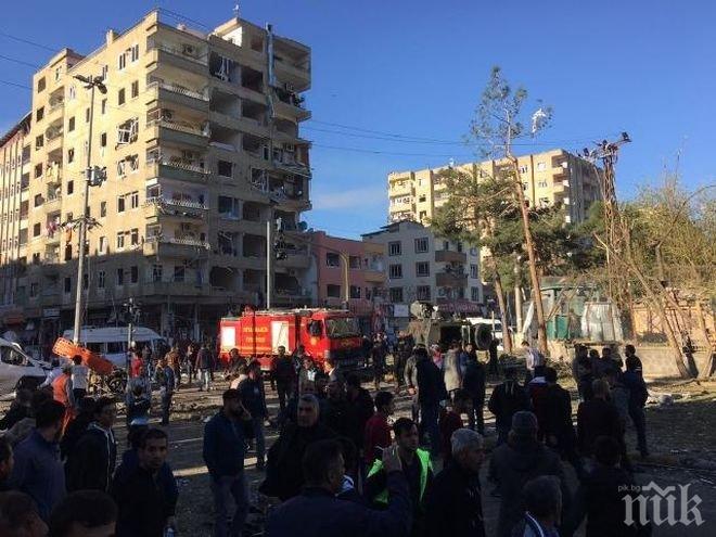 Ужасът в Диарбекир не свършва! Жертвите вече са 11 (СНИМКИ)