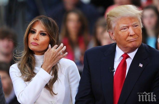 Мелания Тръмп е работила нелегално като мигрант в Щатите