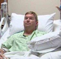 НЕ Е ЗА ВЯРВАНЕ! Отрязана глава на змия ухапа пожарникар (ВИДЕО)