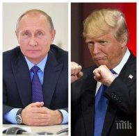 Телеграма от Кремъл! Путин поздрави Доналд Тръмп за победата