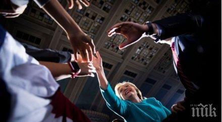 клинтън води вирджиния