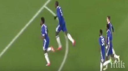 уникално син триумф мач дузпи култово видео