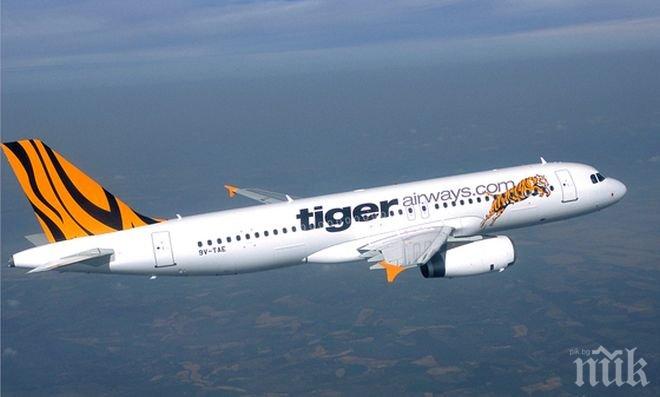 ЕКШЪН В НЕБЕТО! Самолет на Тайгър Еър кацна аварийно, няма пострадали