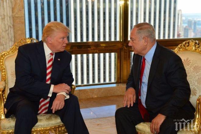 Тръмп се развихри! Новият президент на САЩ покани израелския премиер Нетаняху на среща в Белия дом 