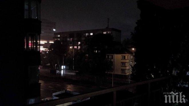 Буря цяла нощ в София