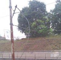 Вятърът със скорост над 100 км/ч остави стотици села без ток