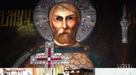 хляб бебешки играчки миряни молят рожба чудотворна икона свети мина