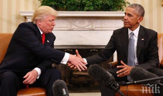 Обрат: Тръмп нарече Обама „много добър човек”